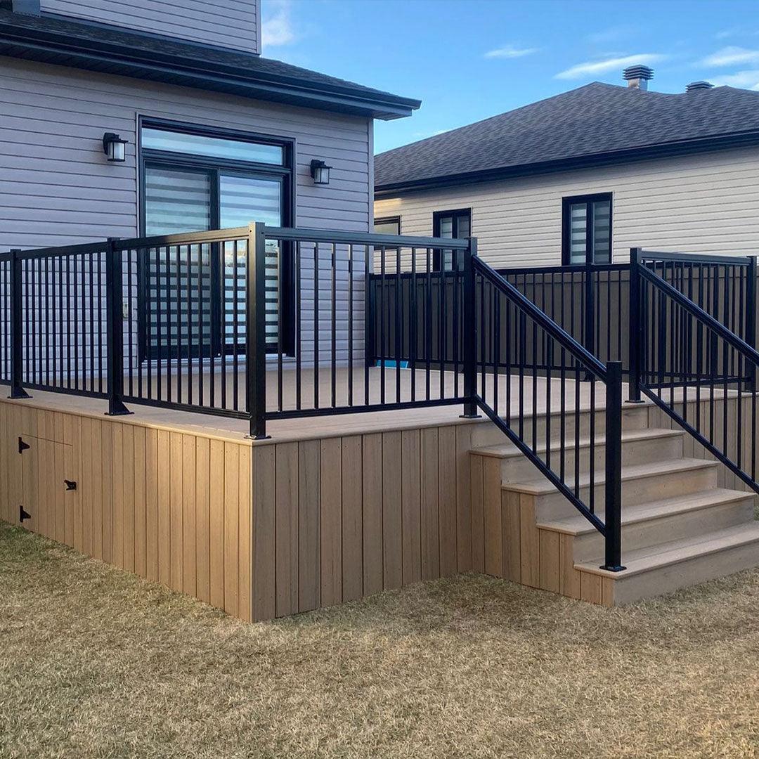 Aluminum Railing with Spindles - Deckify