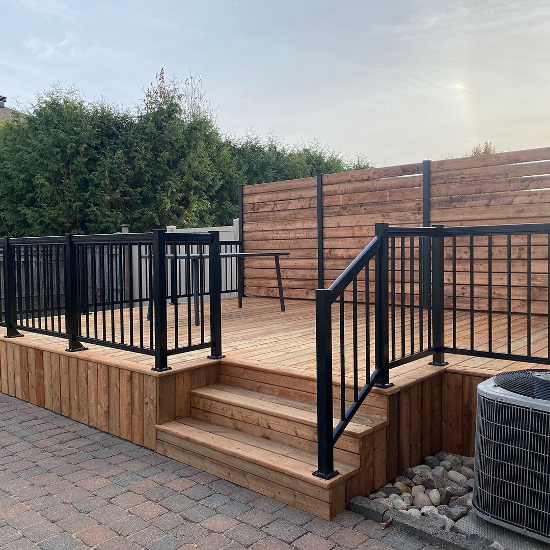 Aluminum Railing with Spindles - Deckify