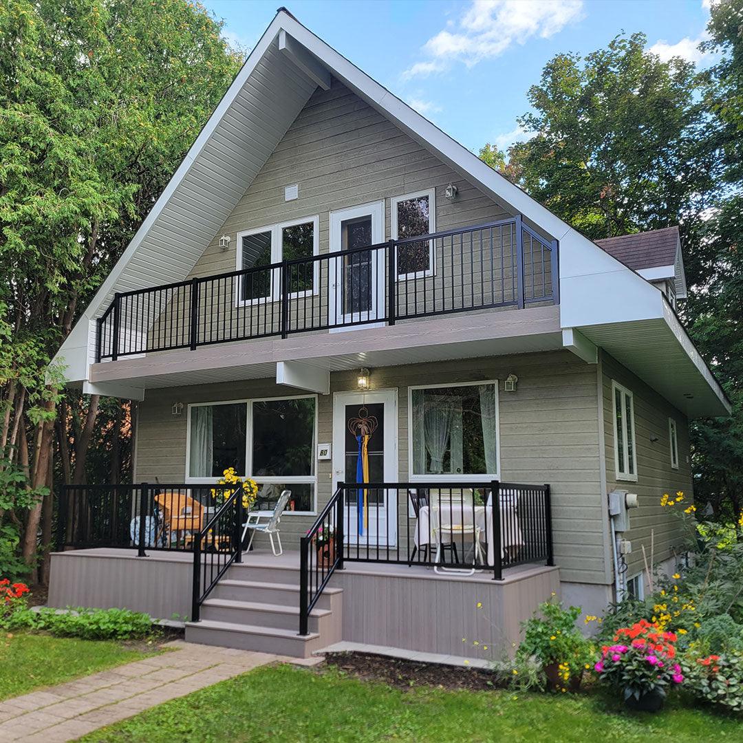 Aluminum Railing with Spindles - Deckify