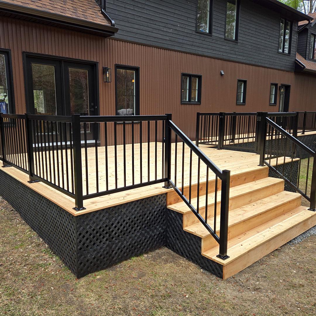 Aluminum Railing with Spindles - Deckify