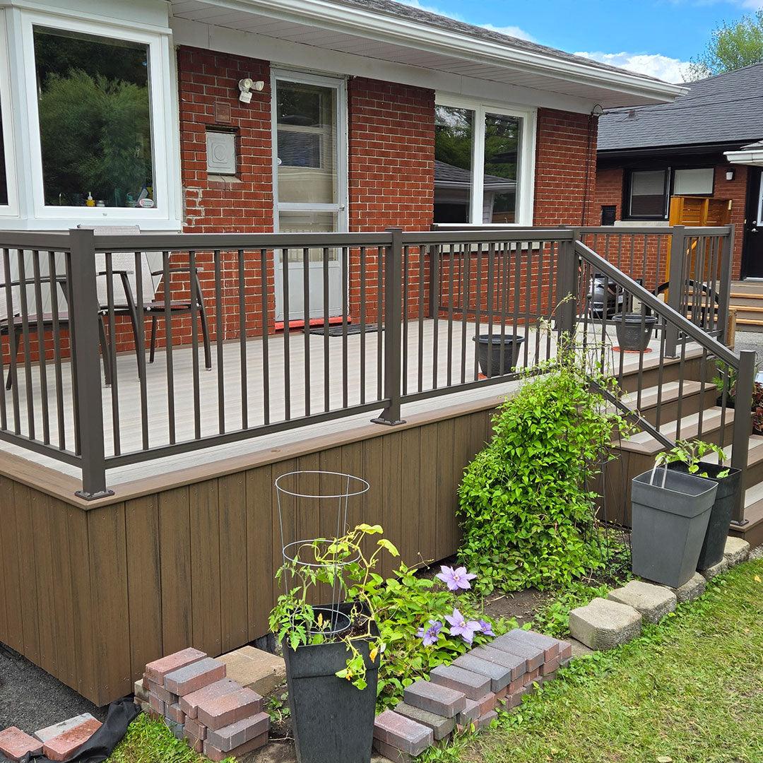 Aluminum Railing with Spindles - Deckify
