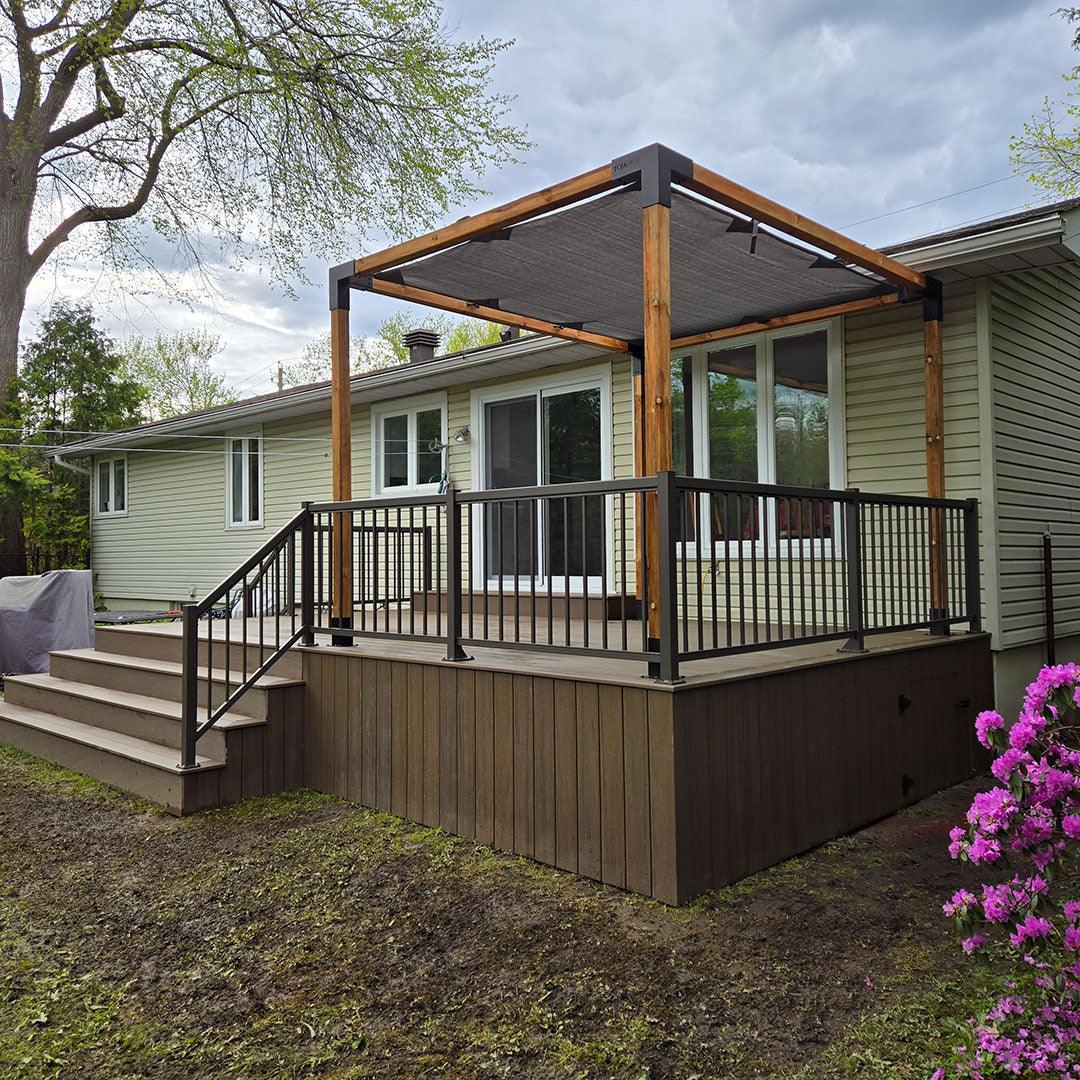 Aluminum Railing with Spindles - Deckify