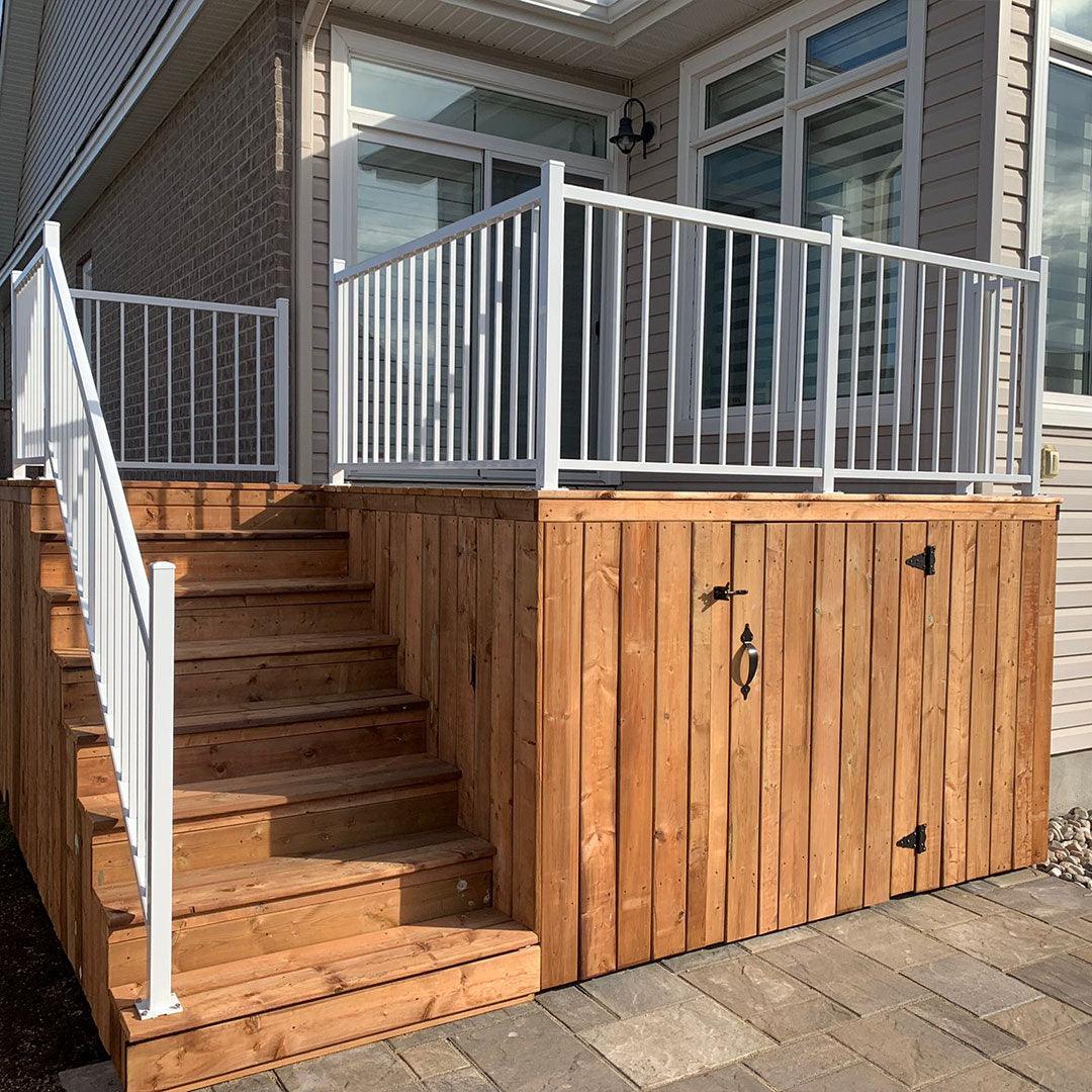 Aluminum Railing with Spindles - Deckify
