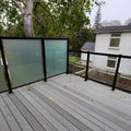 Aluminum Railing with Glass Panels - Deckify