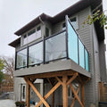 Aluminum Railing with Glass Panels - Deckify