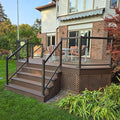 Aluminum Railing with Glass Panels - Deckify